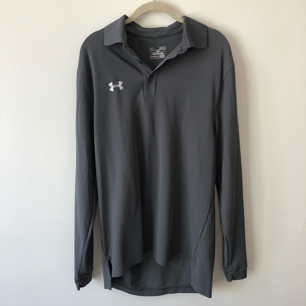 Long sleeve under armor collared shirt